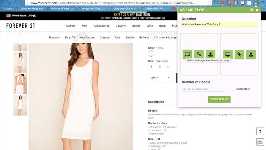 Flip Flops Chrome Extension